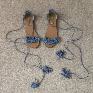 Steve Madden Tie Up Sandals - Size 6 1/2